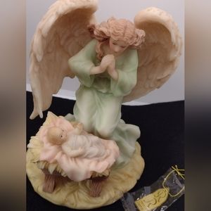 Seraphim Classics Francesca “Loving Guardian” porcelain angel by Roman